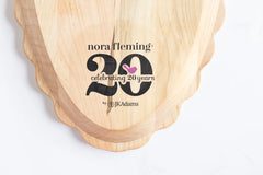 Limited Edition Maple Scalloped Anniversary Tray from Nora Fleming.