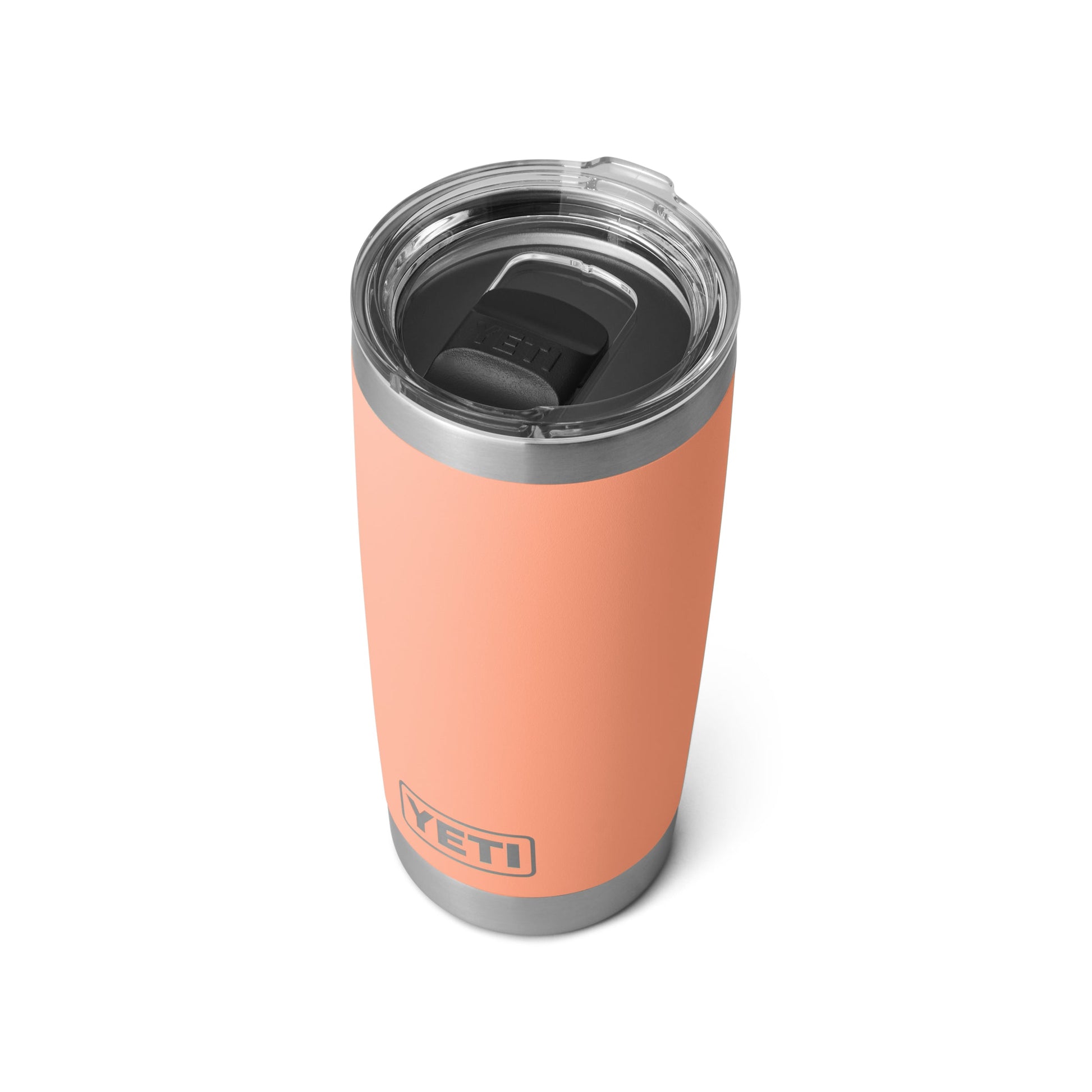YETI Rambler 20 oz Tumbler With Magslider Lid in color Low Country Peach.
