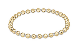 enewton Extends - Classic Sincerity Pattern 4mm Bead Bracelet - Mixed Metal