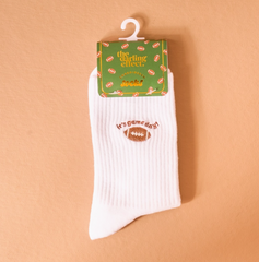 Embroidered Crew Socks