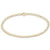 Gameday Hope Sincerity Pattern 2mm Bead Bracelet