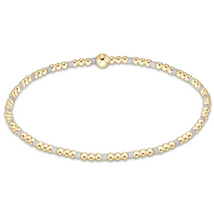 Gameday Hope Sincerity Pattern 2mm Bead Bracelet