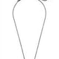 Elisa Gunmetal Black - Drusy Necklace