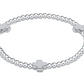 Signature Cross Sterling Pattern 3mm Bead Bracelet - Sterling