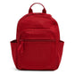 Vera Bradley Small Backpack Cardinal Red