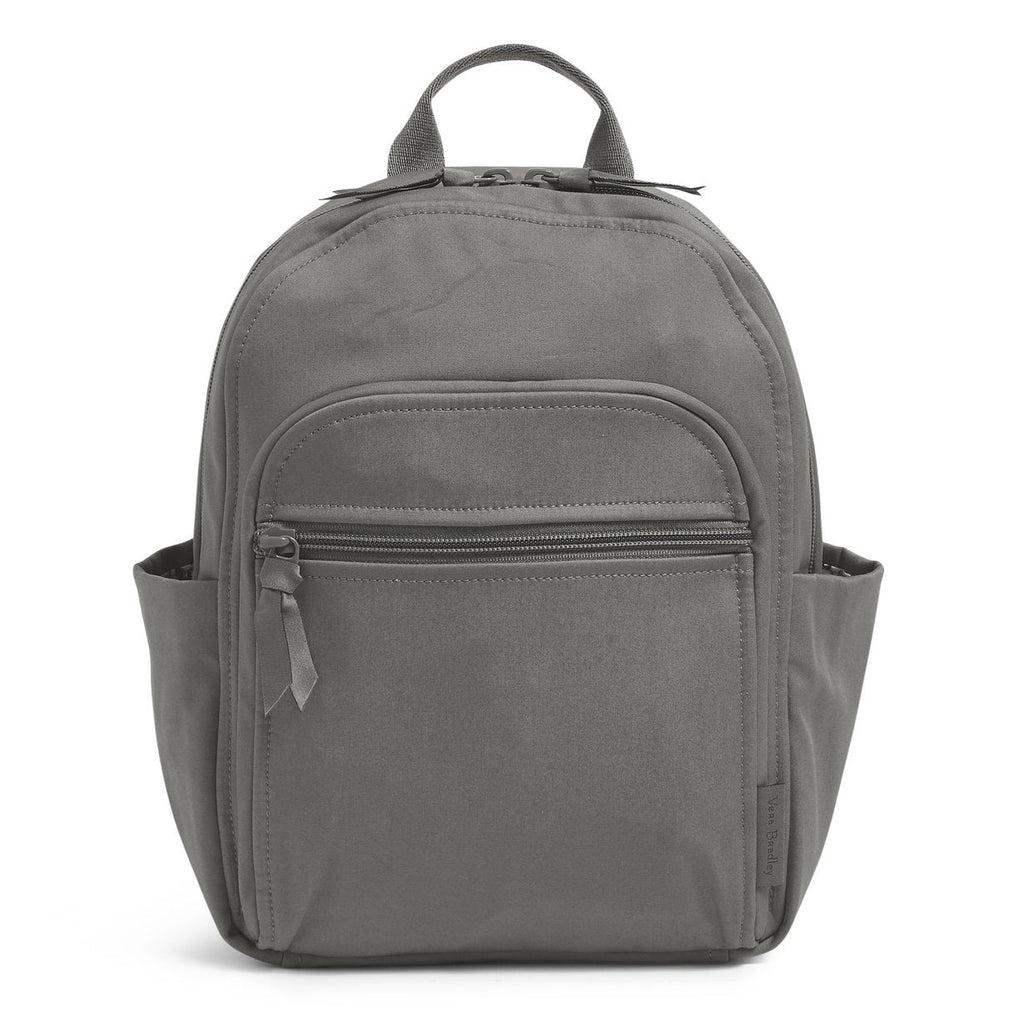 ?NEW Vera Bradley Utility Backpack (Gray) Outlet Essential Large Backpack - Polyester | Vera Bradley  main image 2