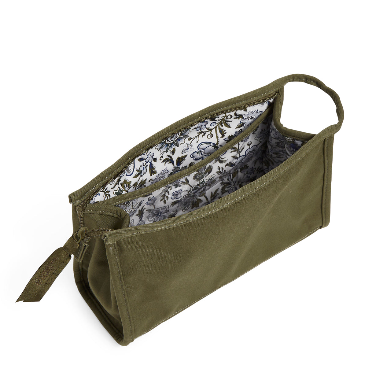 Vera Bradley Trapeze Cosmetic - Climbing Ivy Green