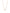 Tess Rose Gold Pendant Necklace - Iridescent Drusy Front View