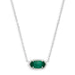 Elisa Cat's Eye Necklace - May Emerald