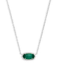 Elisa Cat's Eye Necklace - May Emerald