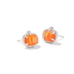 Pumpkin Stud Earrings
