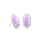 Kendra Scott Ellie Earrings Bright Silver