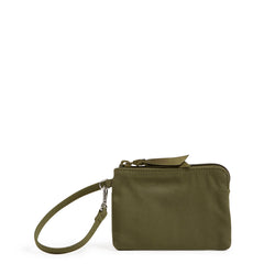 Clip & Zip Mini Pouch In Climbing Ivy Green - Vera Bradley