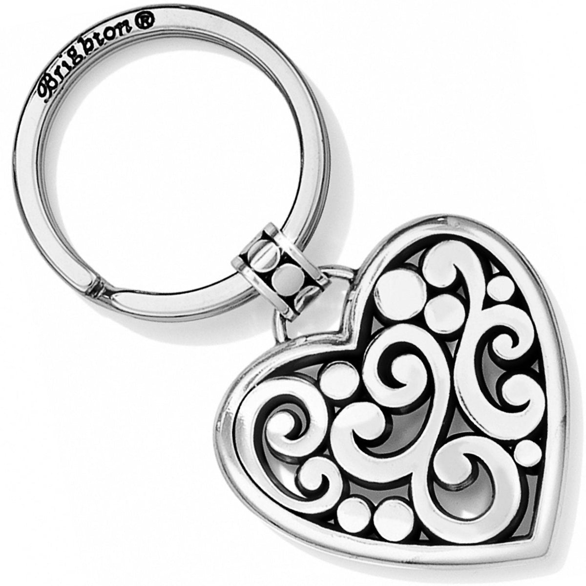 Contempo Heart Key Fob Front View