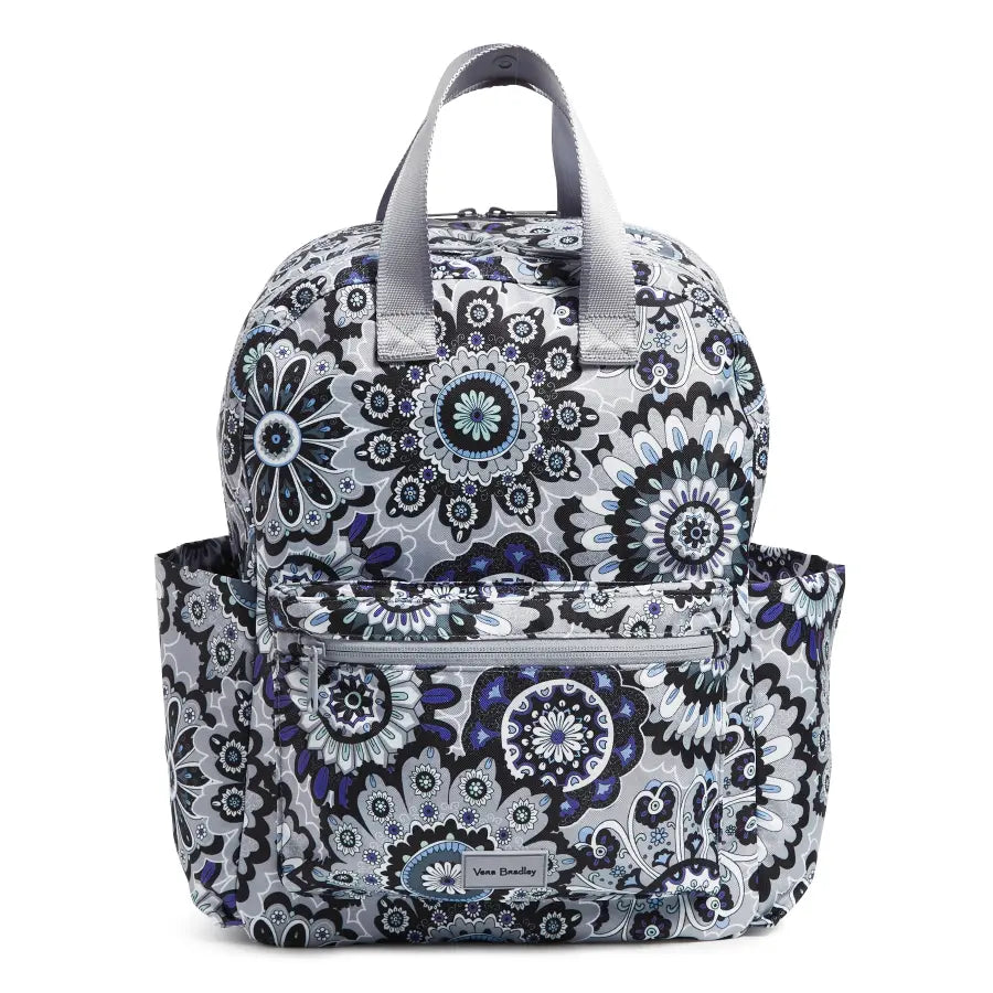 Vera Bradley ReActive Campus Totepack in Tranquil Medallion.