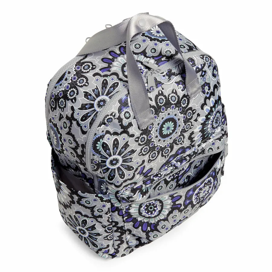 Vera Bradley ReActive Campus Totepack in Tranquil Medallion.