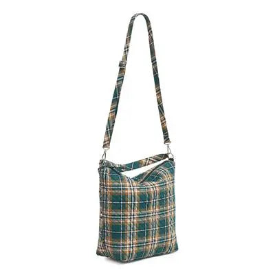 Oversized Hobo Bag Orchard Plaid