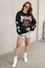 Cincinnati Bengals Star Embellished Crewneck