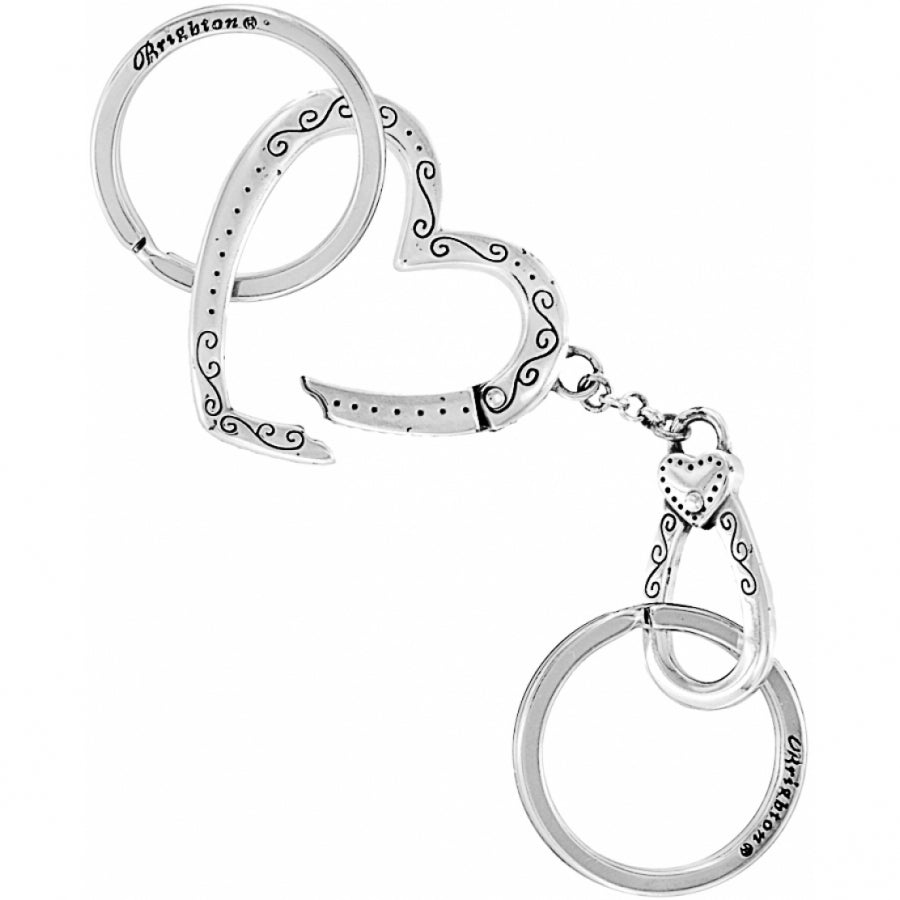 Patchwork Valet Key Fob Open View