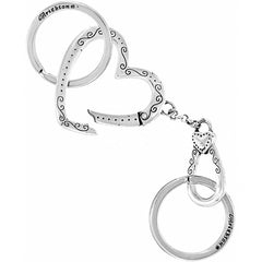 Patchwork Valet Key Fob Open View