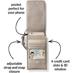 Zinc Ferrara Phone Organizer Diagram View