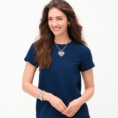 Contempo Heart Necklace Model View