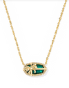 Elisa Bow Short Pendant Necklace