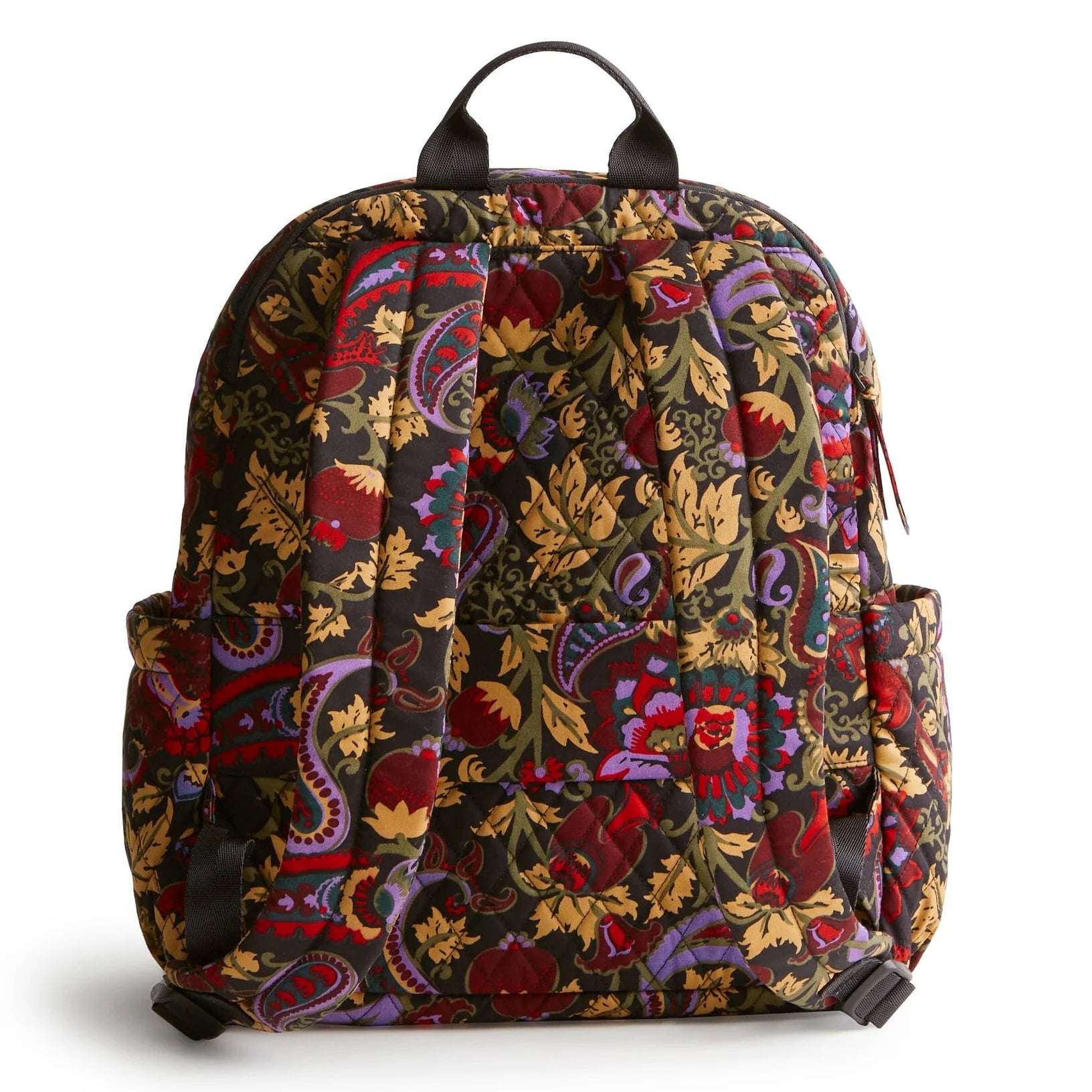 Bancroft Backpack - Cotton Gabardine in pattern Midnight Garden Paisley.