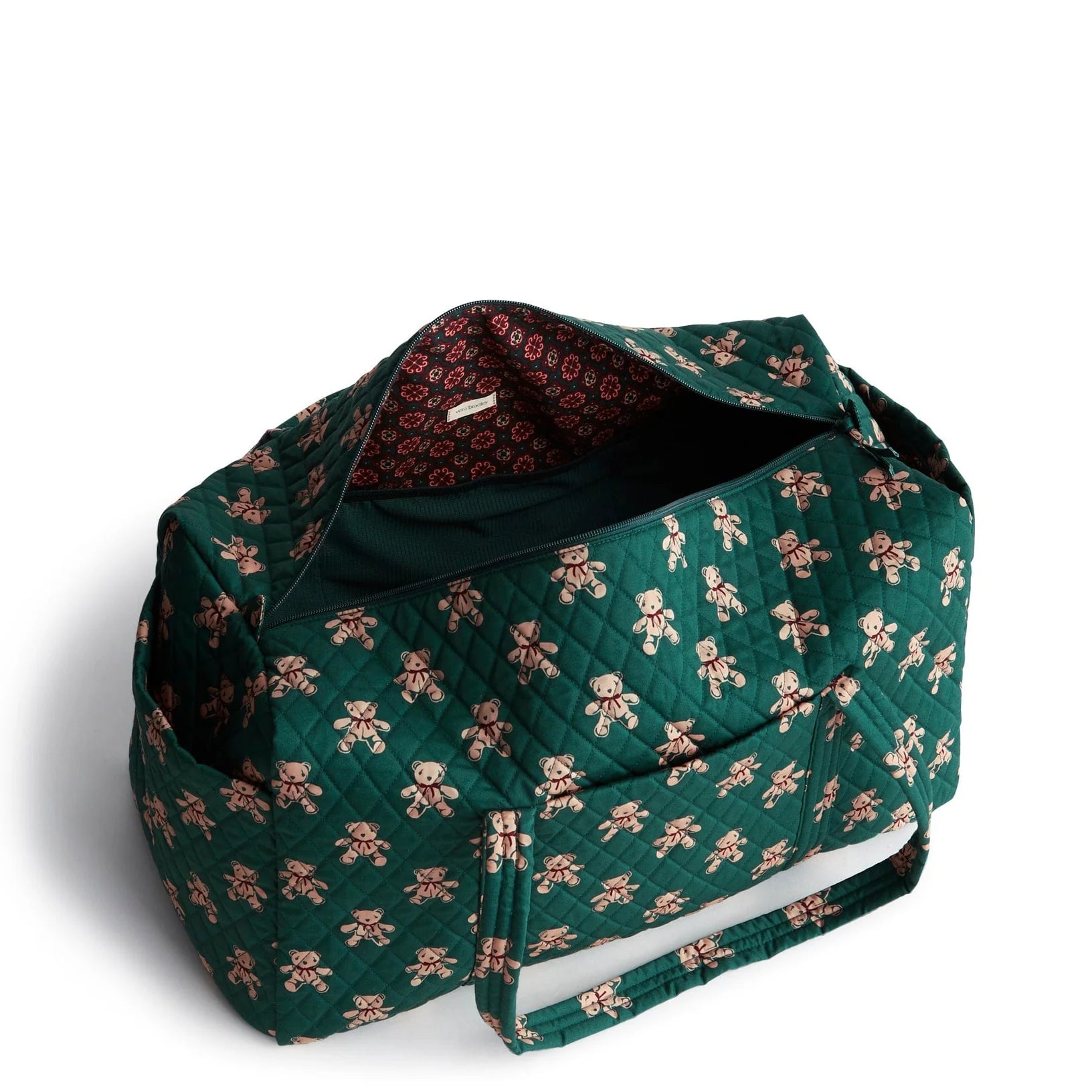 Large Original Duffel - Cotton Gabardine in the pattern Bear Mosaic.