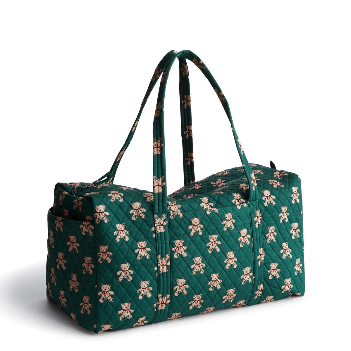 Large Original Duffel - Cotton Gabardine in the pattern Bear Mosaic.