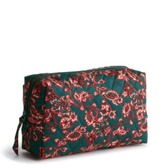 Medium Cosmetic Bag Victorian vines in Cotton gabardine.