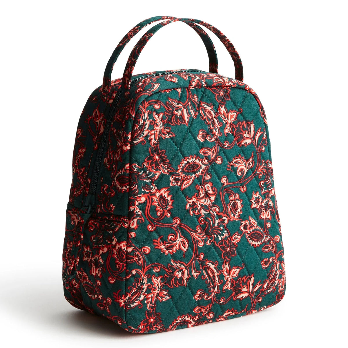 Lunch Bag - Cotton Gabardine in pattern Victorian Vines.