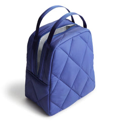  Lunch Bag - Nylon in pattern Deep Ultramarine.