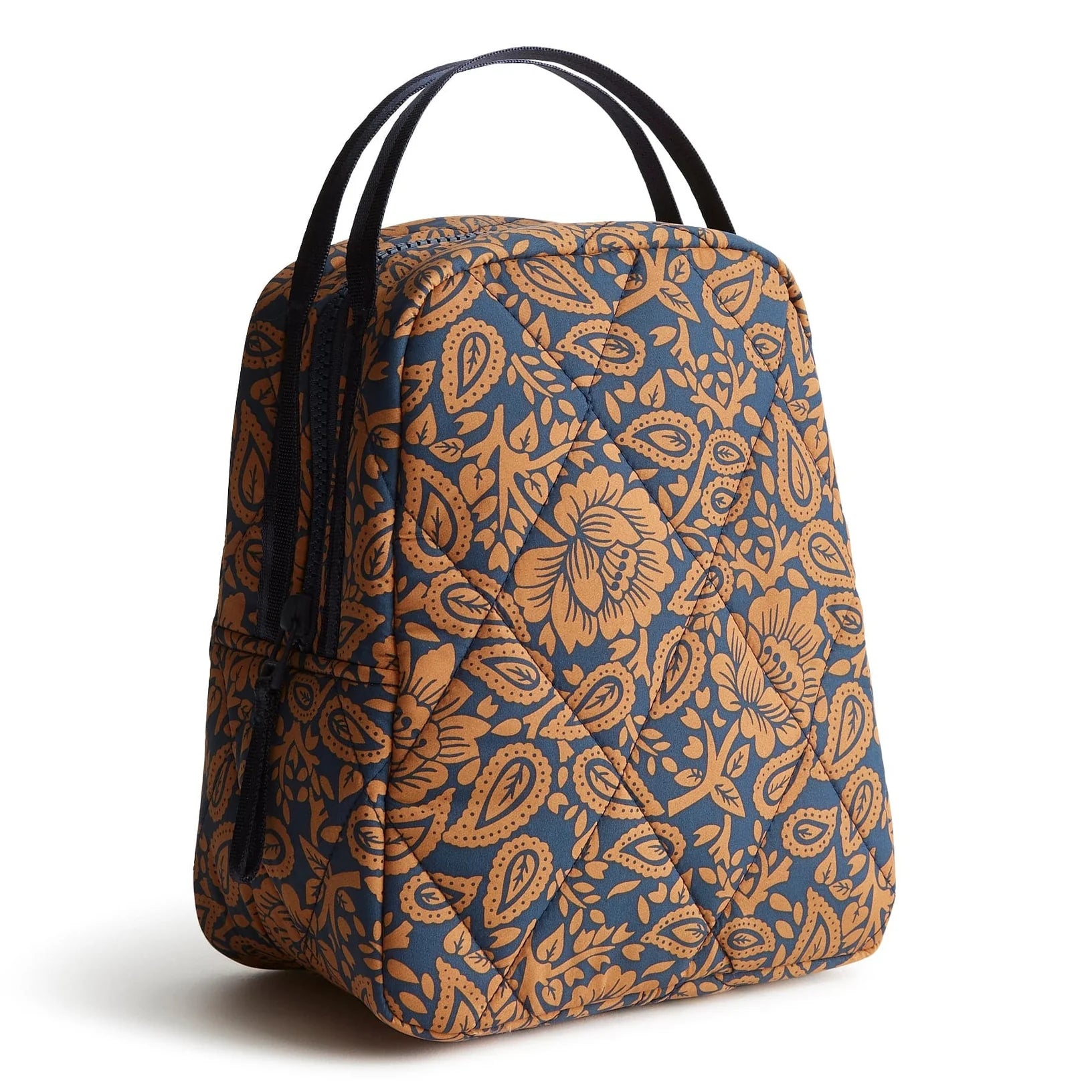  Lunch Bag - Nylon in pattern Lotus Montage Roasted Peacan.