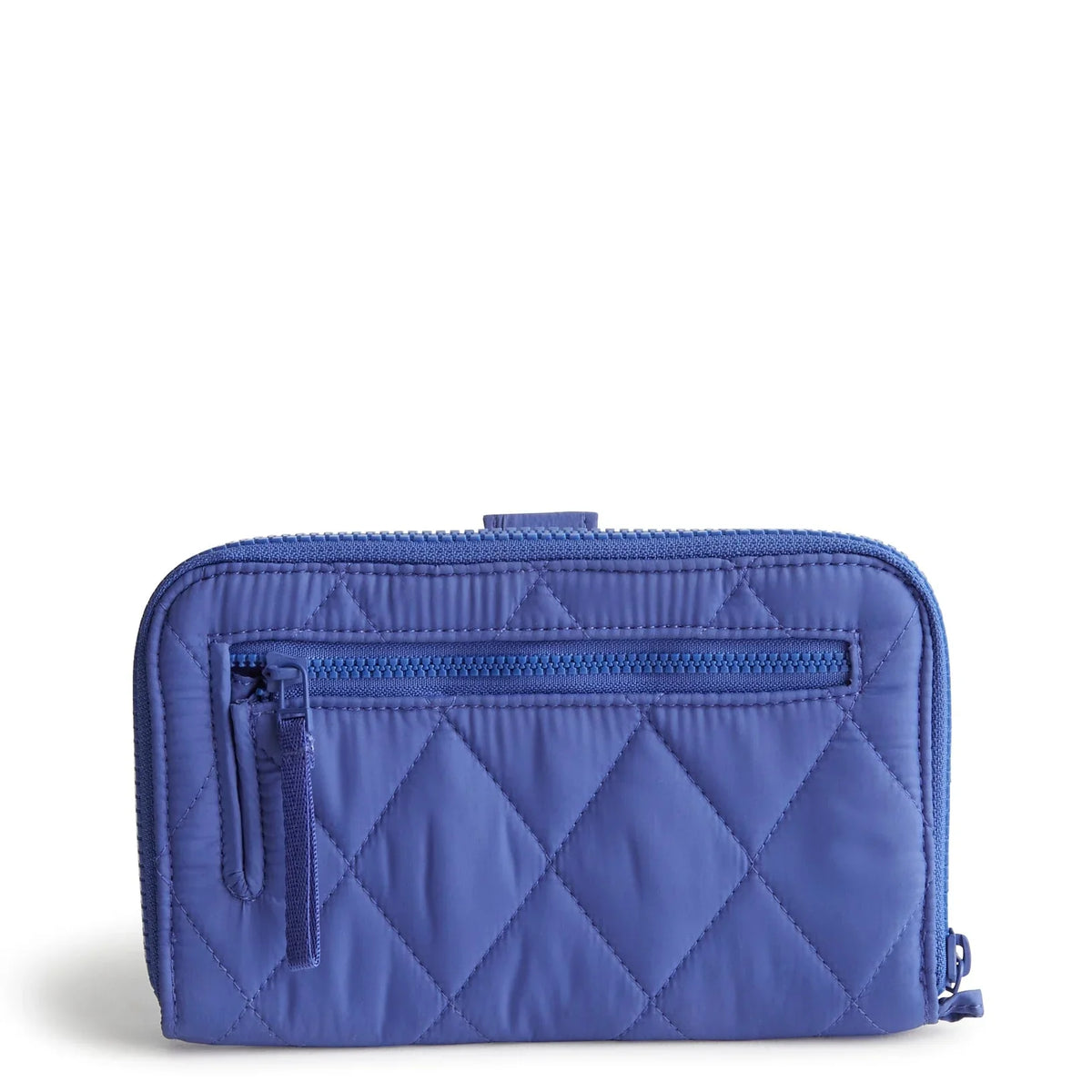 Large Tab Wallet - Nylon in the pattern Deep Ultramarine.