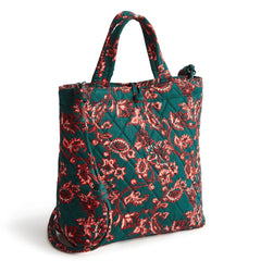 Mini Original Tote - Cotton Gabardine in Victorian Vines pattern.