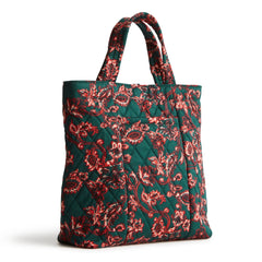 Mini Original Tote - Cotton Gabardine in Victorian Vines pattern.