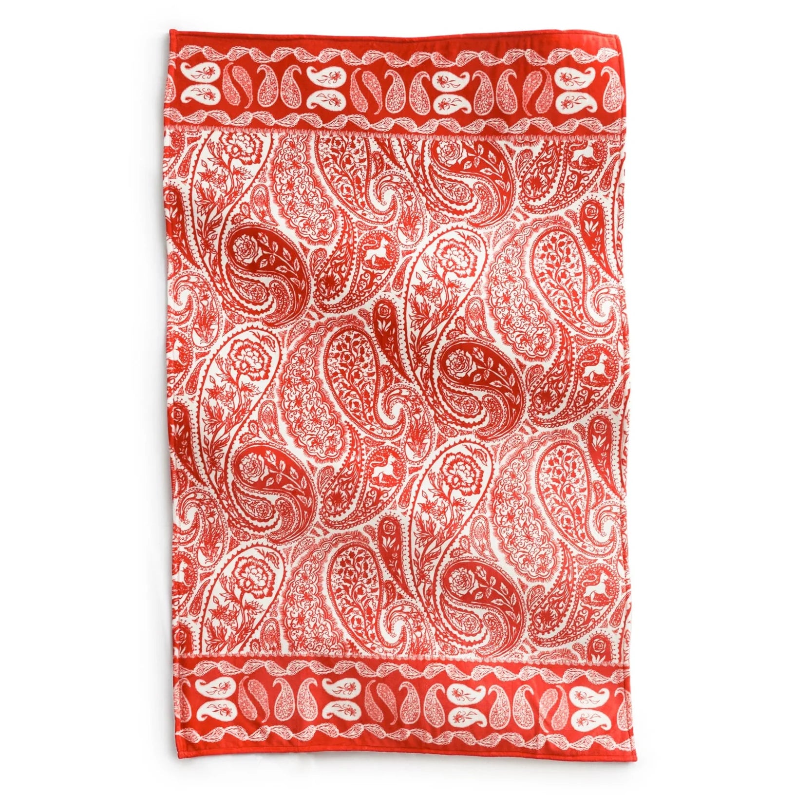 Plush Throw Blanket from Vera Bradley.  Paisley Key pattern.