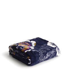 Plush Throw Blanket from Vera Bradley.  Seurat Floral pattern.