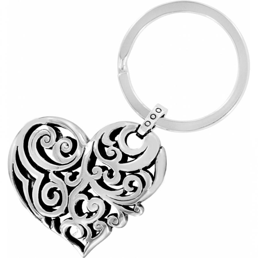 Madrid Heart Key Fob Back View