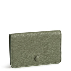 Vera Bradley Card Case - Leather in the pattern Bronze Green.