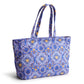Vera Bradley Hathaway Tote in the pattern Rapunzel Silhouette Medallion.