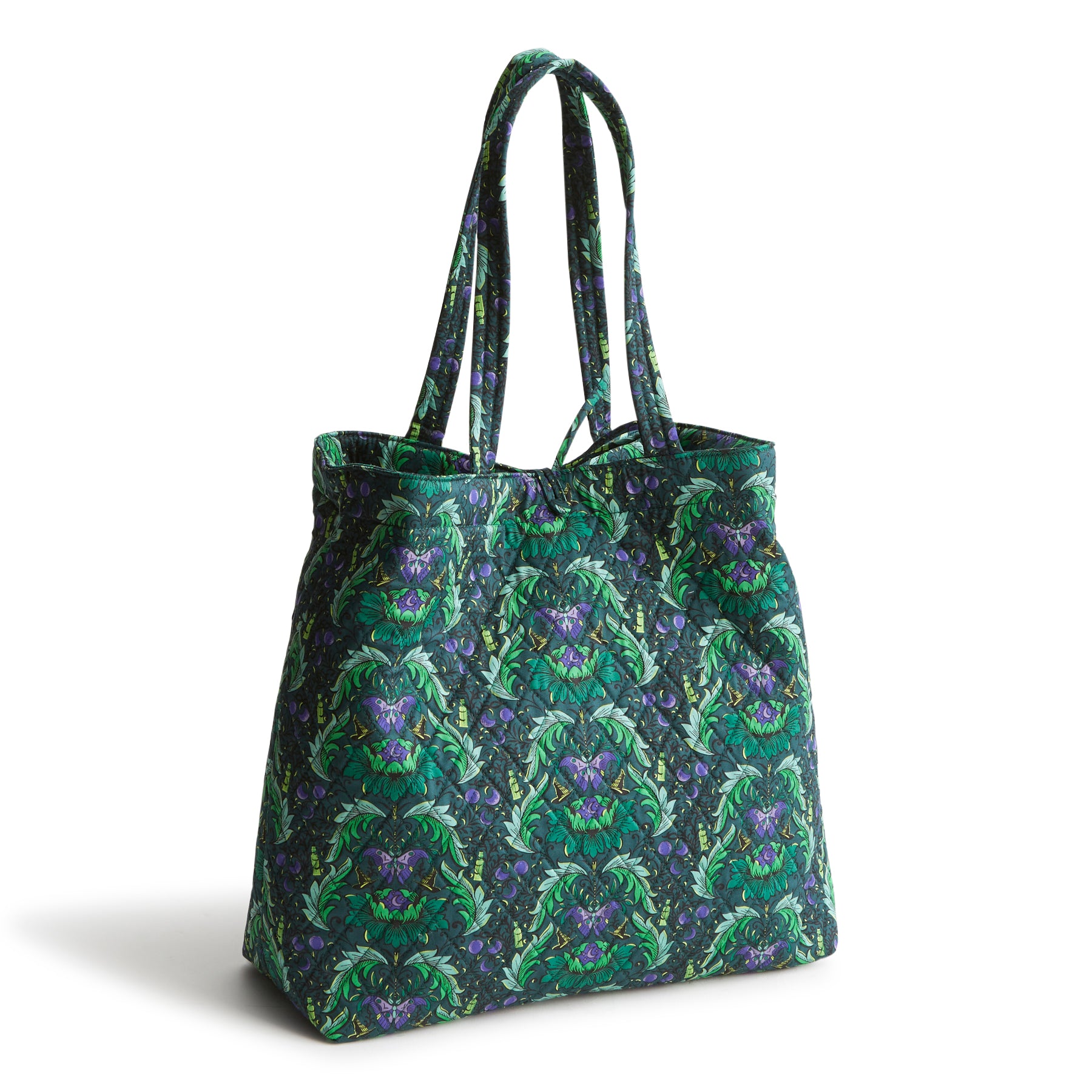 Vera Bradley original tote bag in the pattern wickedly beautiful.