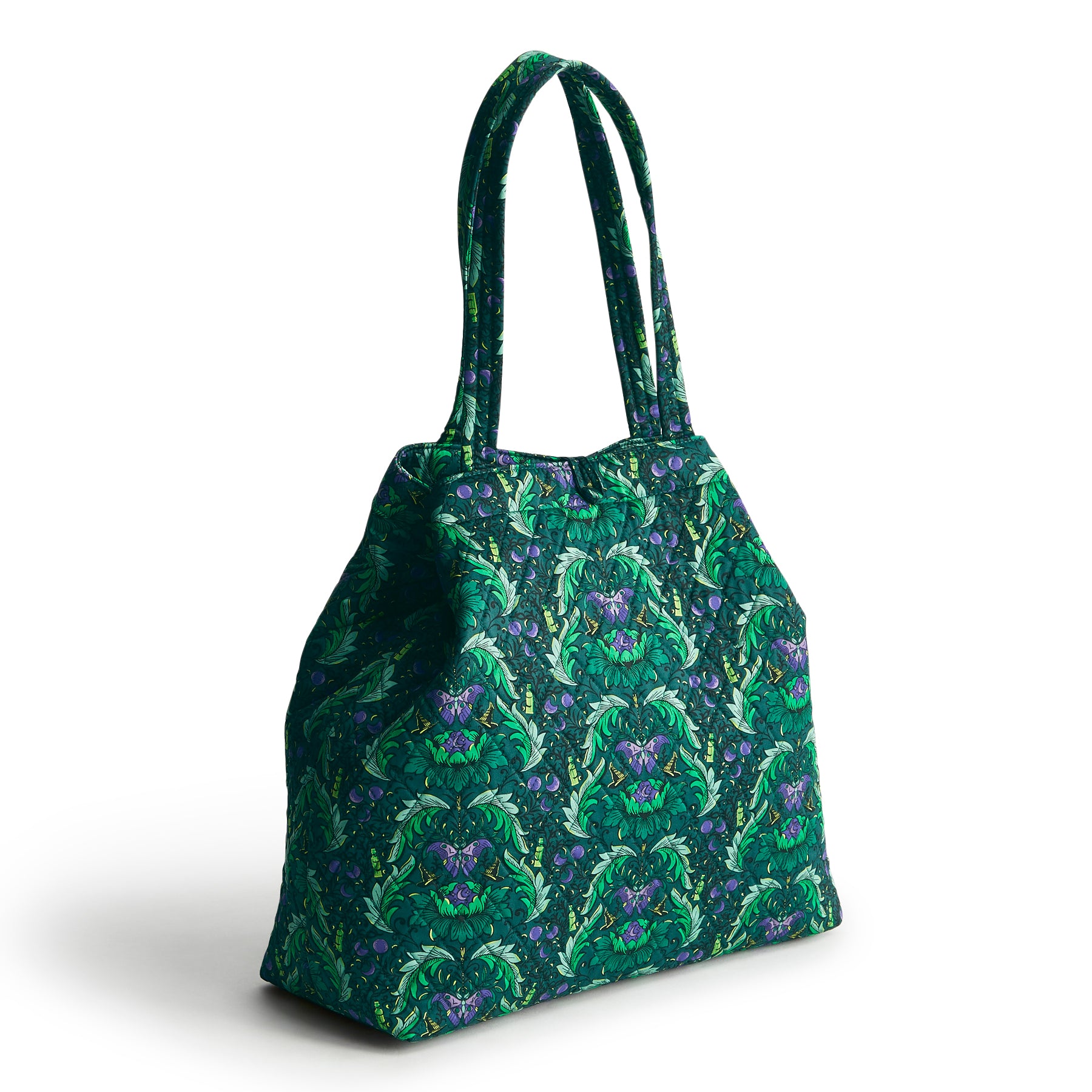 Vera Bradley original tote bag in the pattern wickedly beautiful.