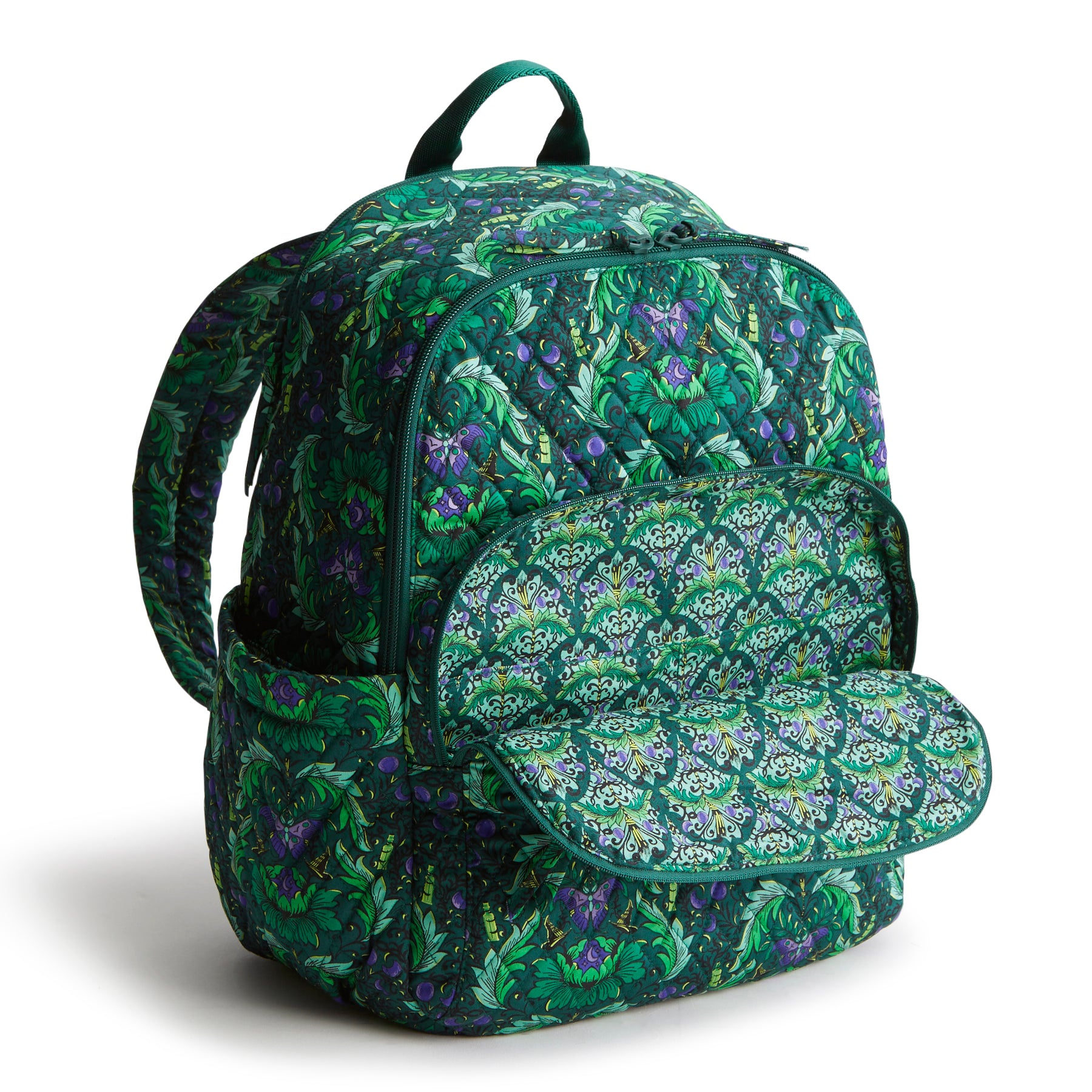 Vera Bradley Bancroft Backpack in the pattern Wickedly Beautiful.