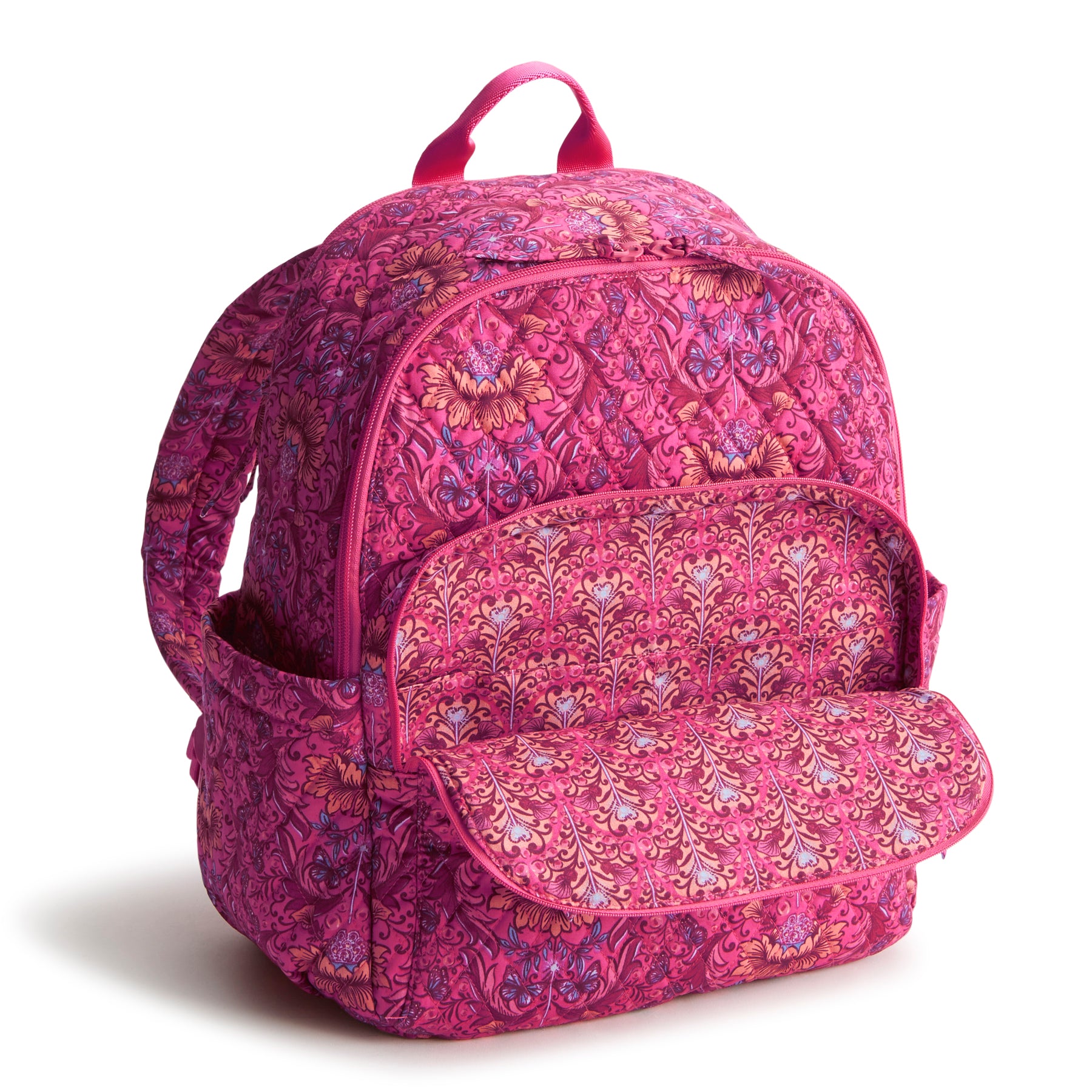 Vera Bradley Bancroft Backpack in the pattern She's So Good.