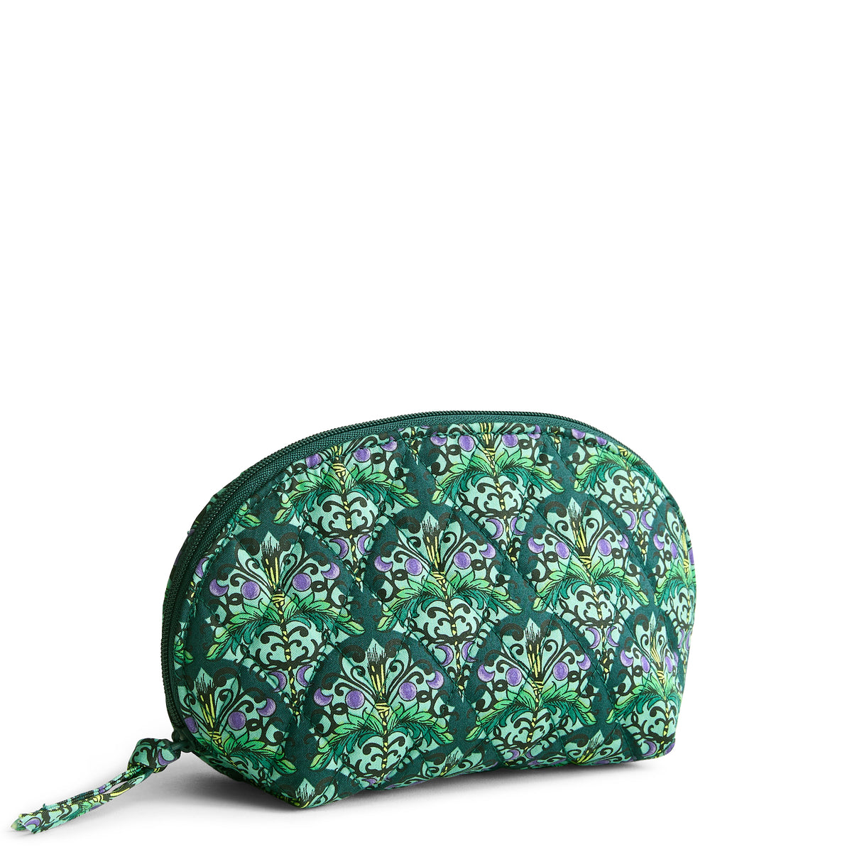 Mini Dome Cosmetic from Vera Bradley in the pattern Bewitching Green.