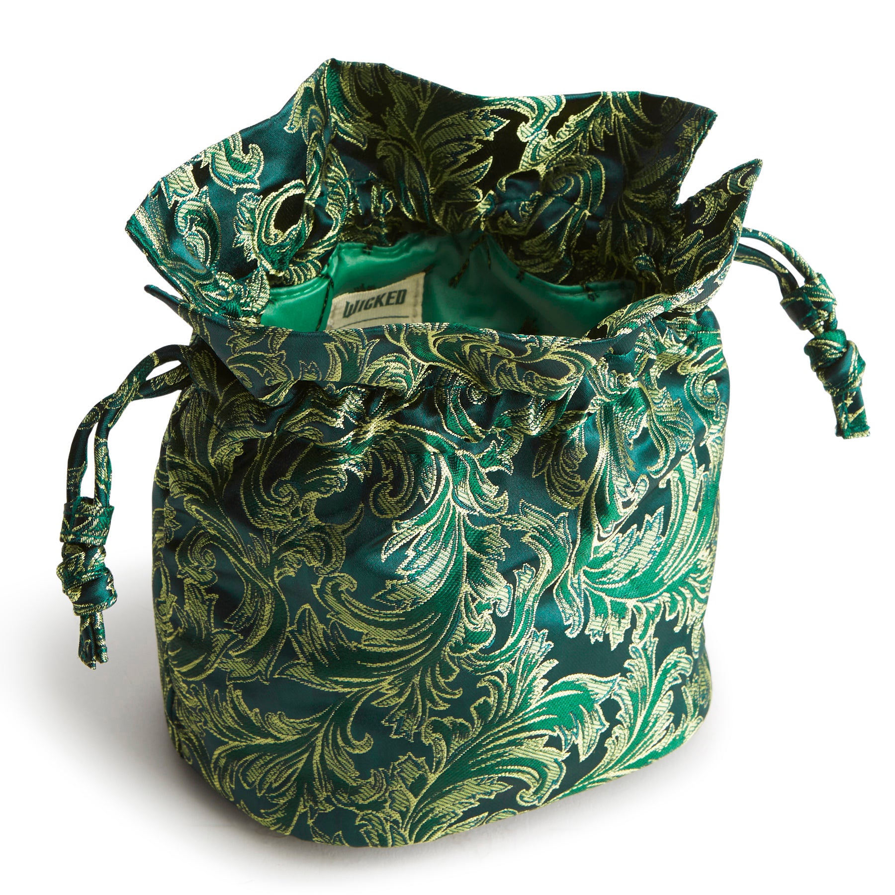 Tilden Drawstring Crossbody in the pattern Positively Green.