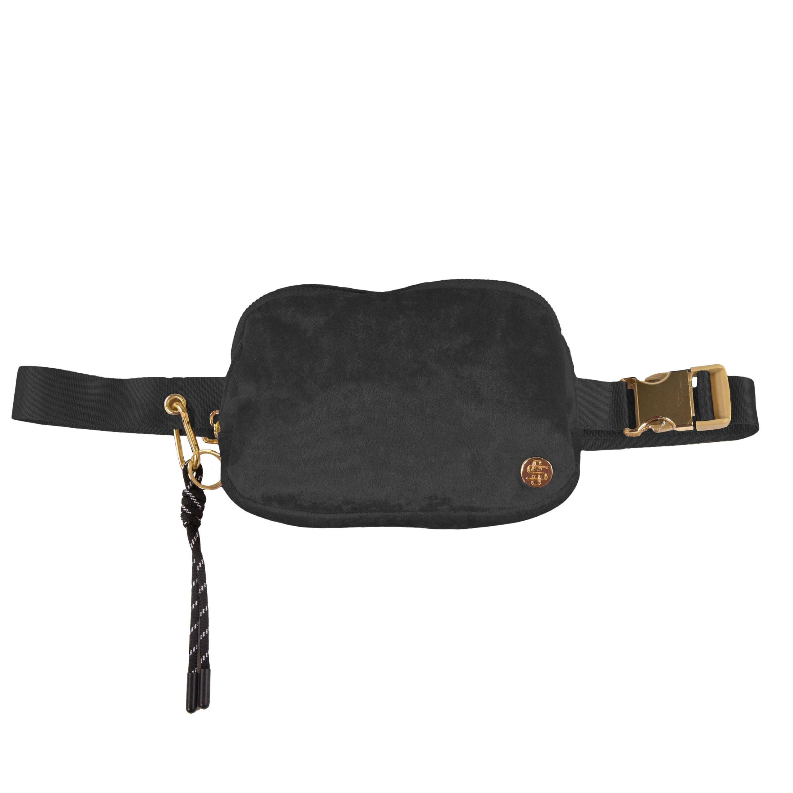 Sherpa Belt Bag Black Velvet