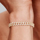 Pavé Cuban Chain Bracelet